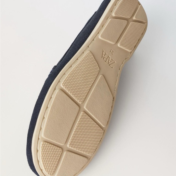 Kids Zara Loafers Navy Blue sz: 33 (8.2 inches) - Picture 7 of 10